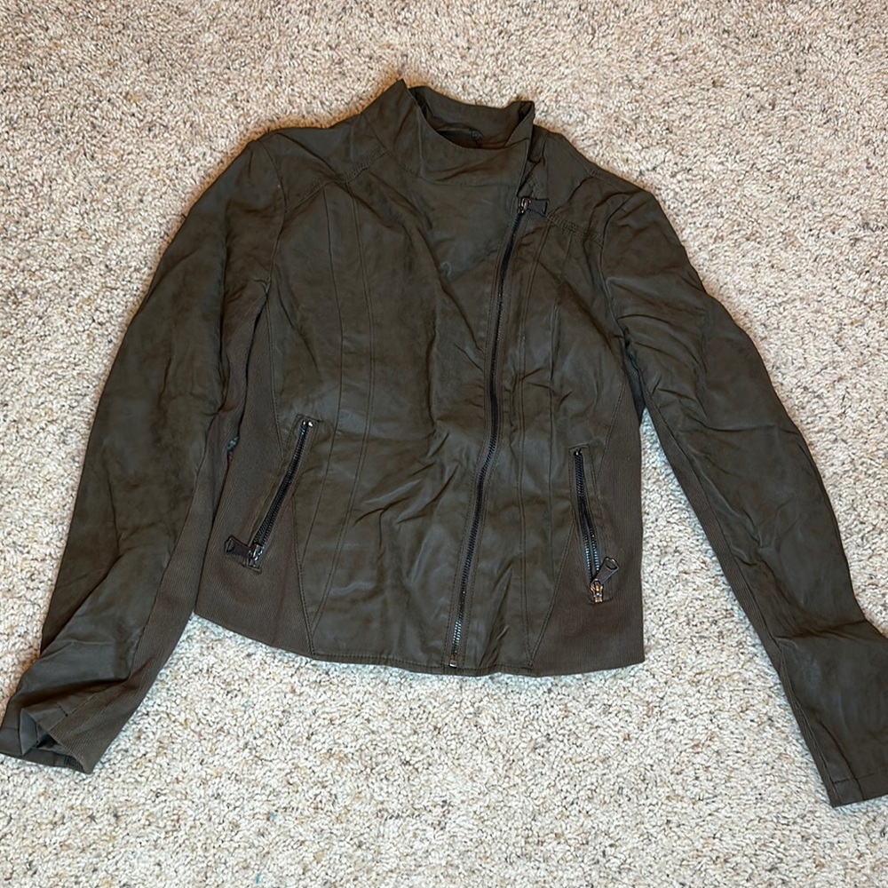 Marc New York, Women's Olive Leather Jacket